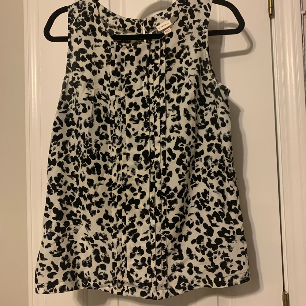 Animal print Tank Blouse